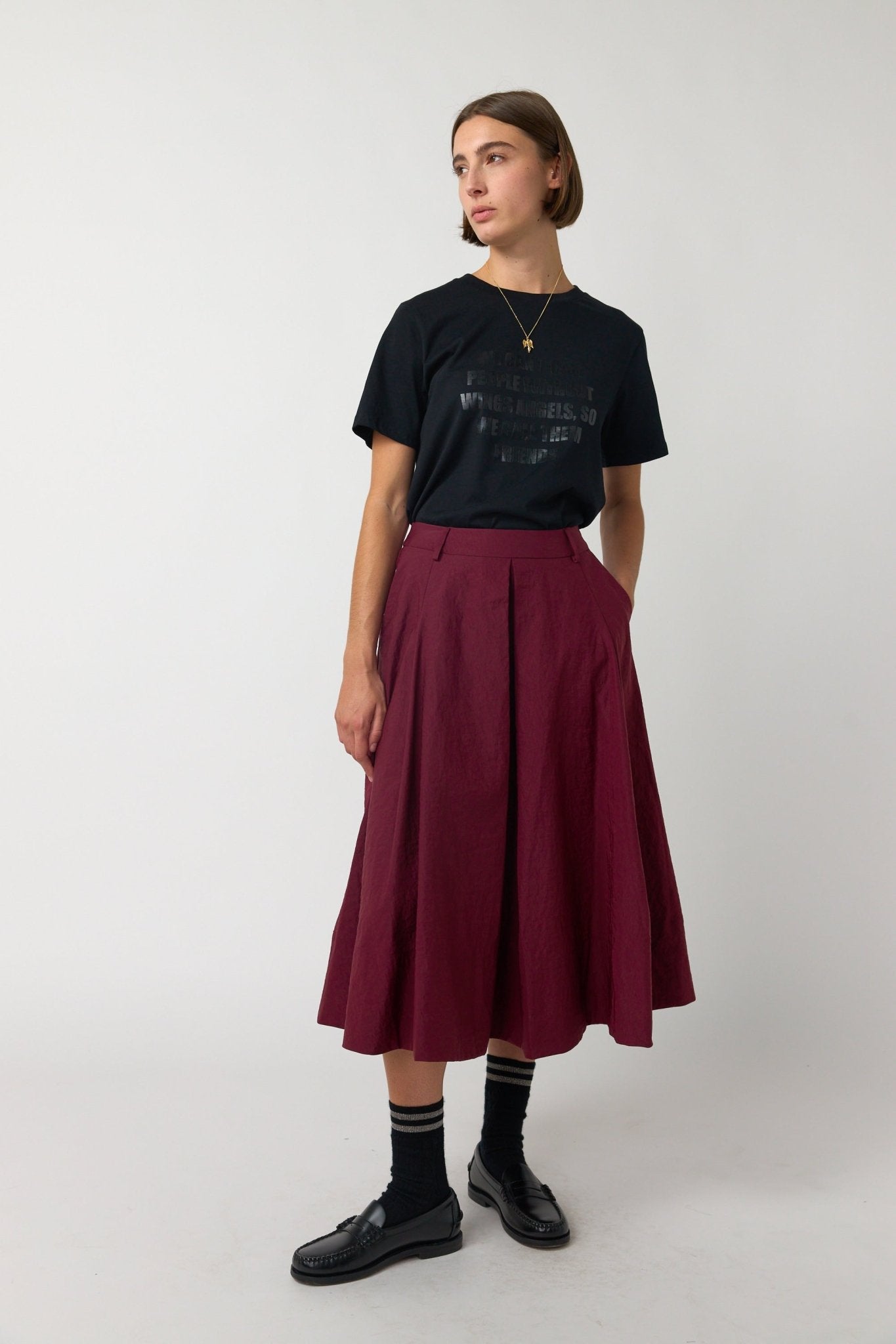 Sylvester | Flight Skirt | Berry | Palm Boutique