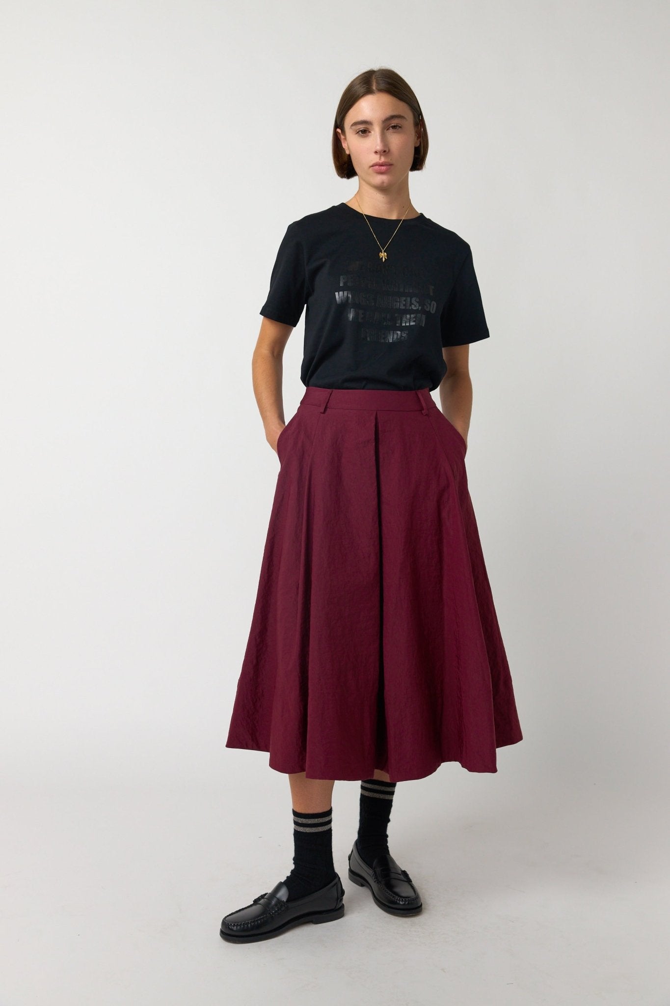 Sylvester | Flight Skirt | Berry | Palm Boutique