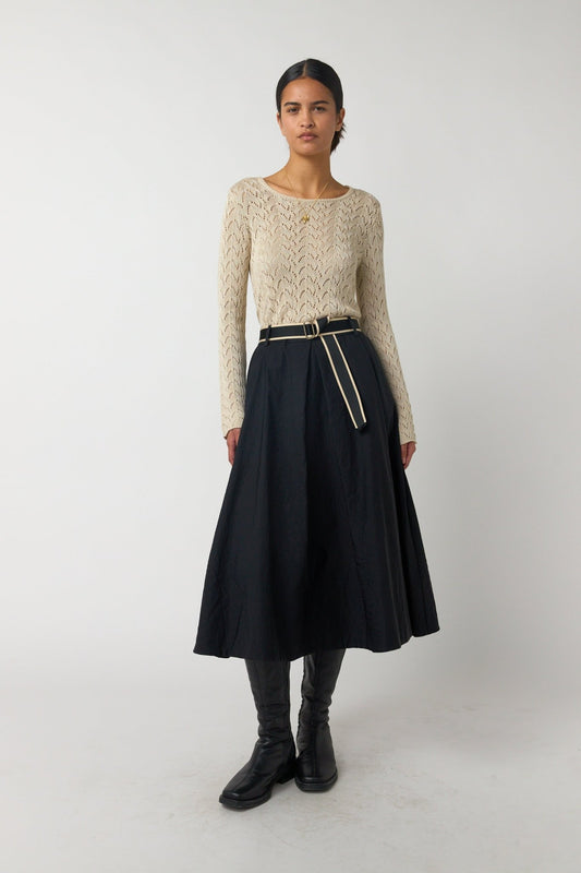 Sylvester | Flight Skirt | Black | Palm Boutique