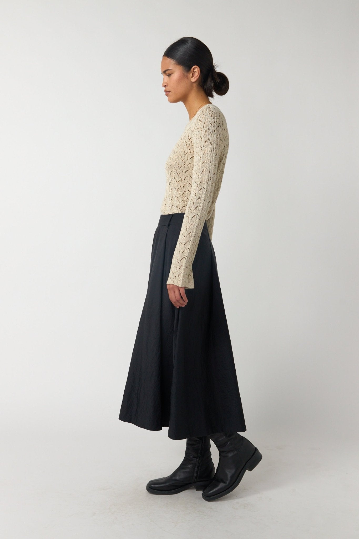Sylvester | Flight Skirt | Black | Palm Boutique