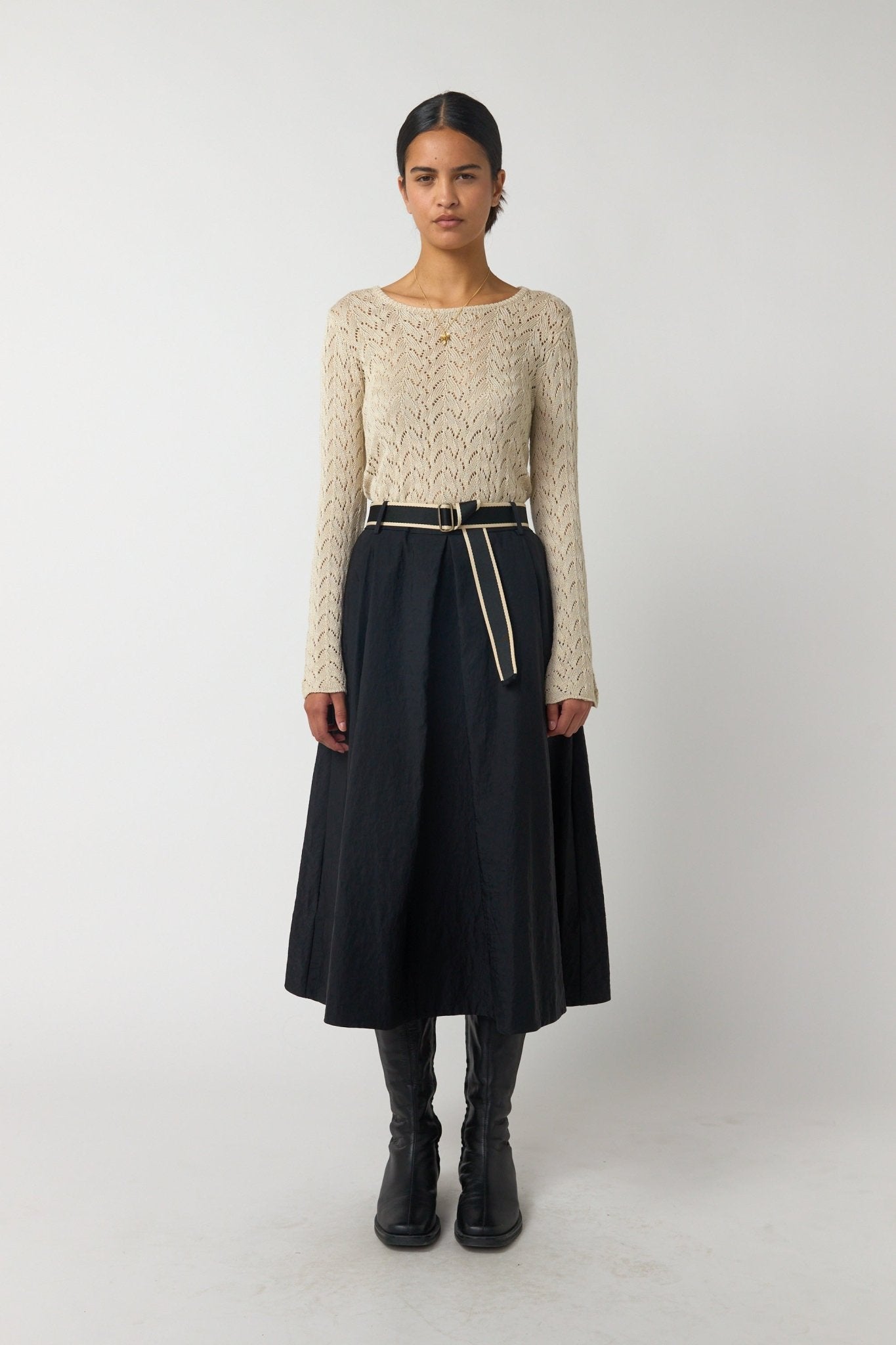 Sylvester | Flight Skirt | Black | Palm Boutique