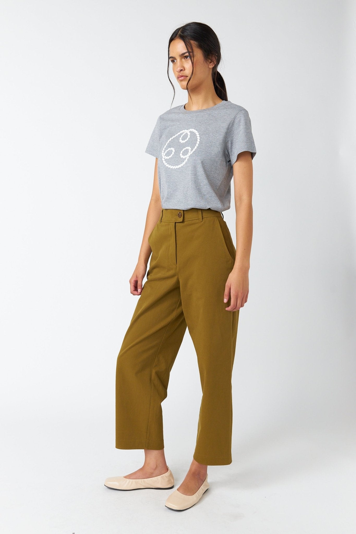 Sylvester | Huddle t-shirt | Grey Marle | Palm Boutique
