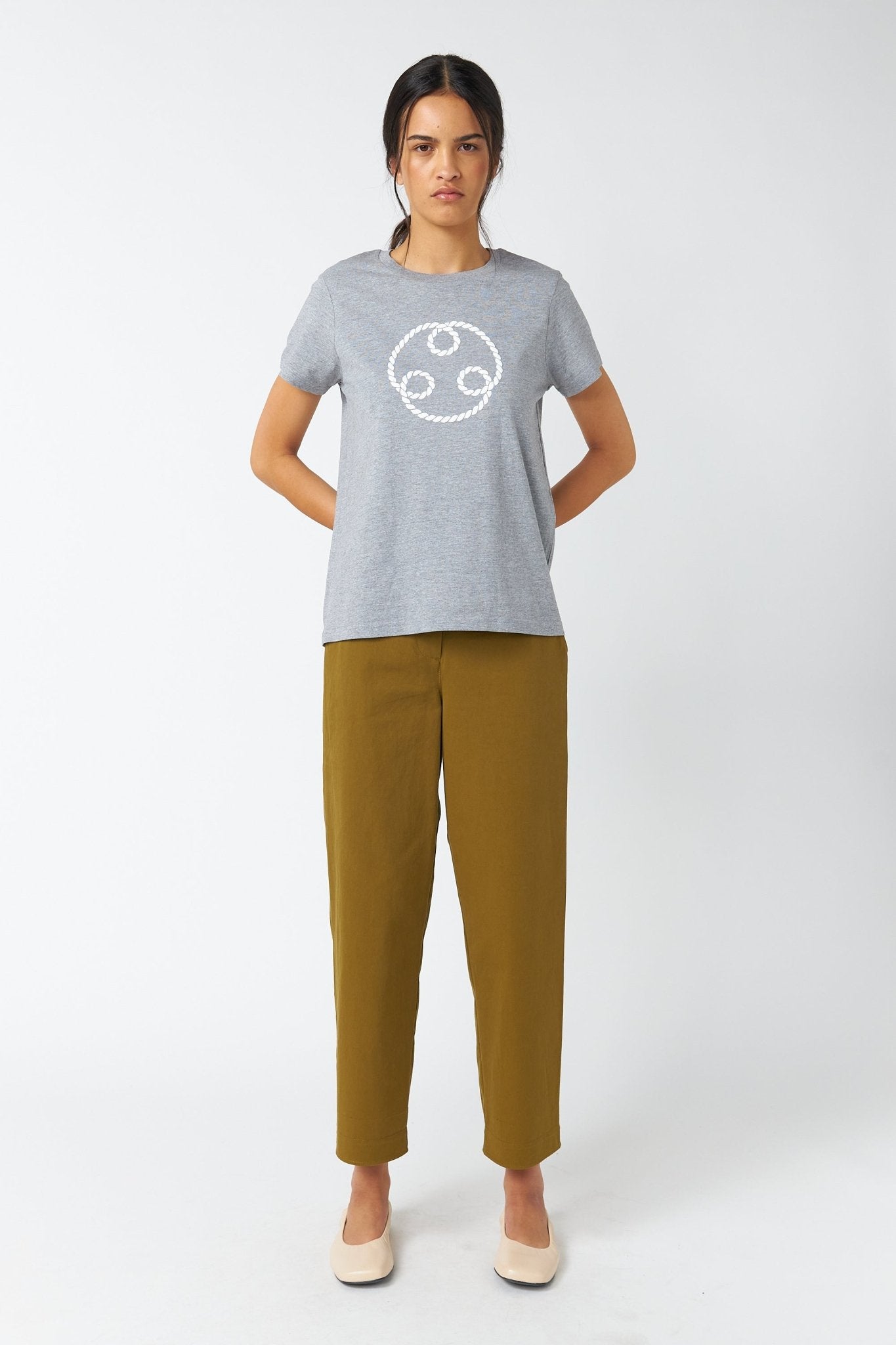 Sylvester | Huddle t-shirt | Grey Marle | Palm Boutique