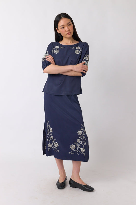 Sylvester | Nova Top | Ink | Palm Boutique