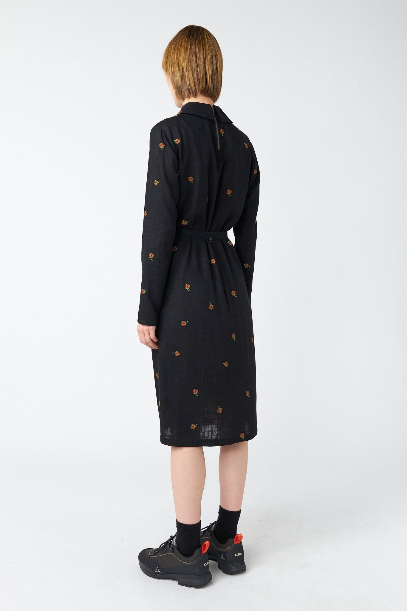 Sylvester | Pansy Shift Dress | Black | Palm Boutique