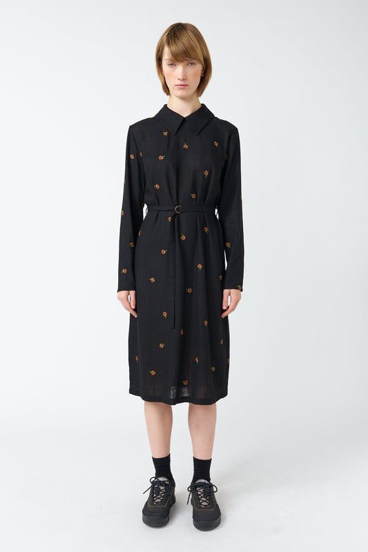 Sylvester | Pansy Shift Dress | Black | Palm Boutique