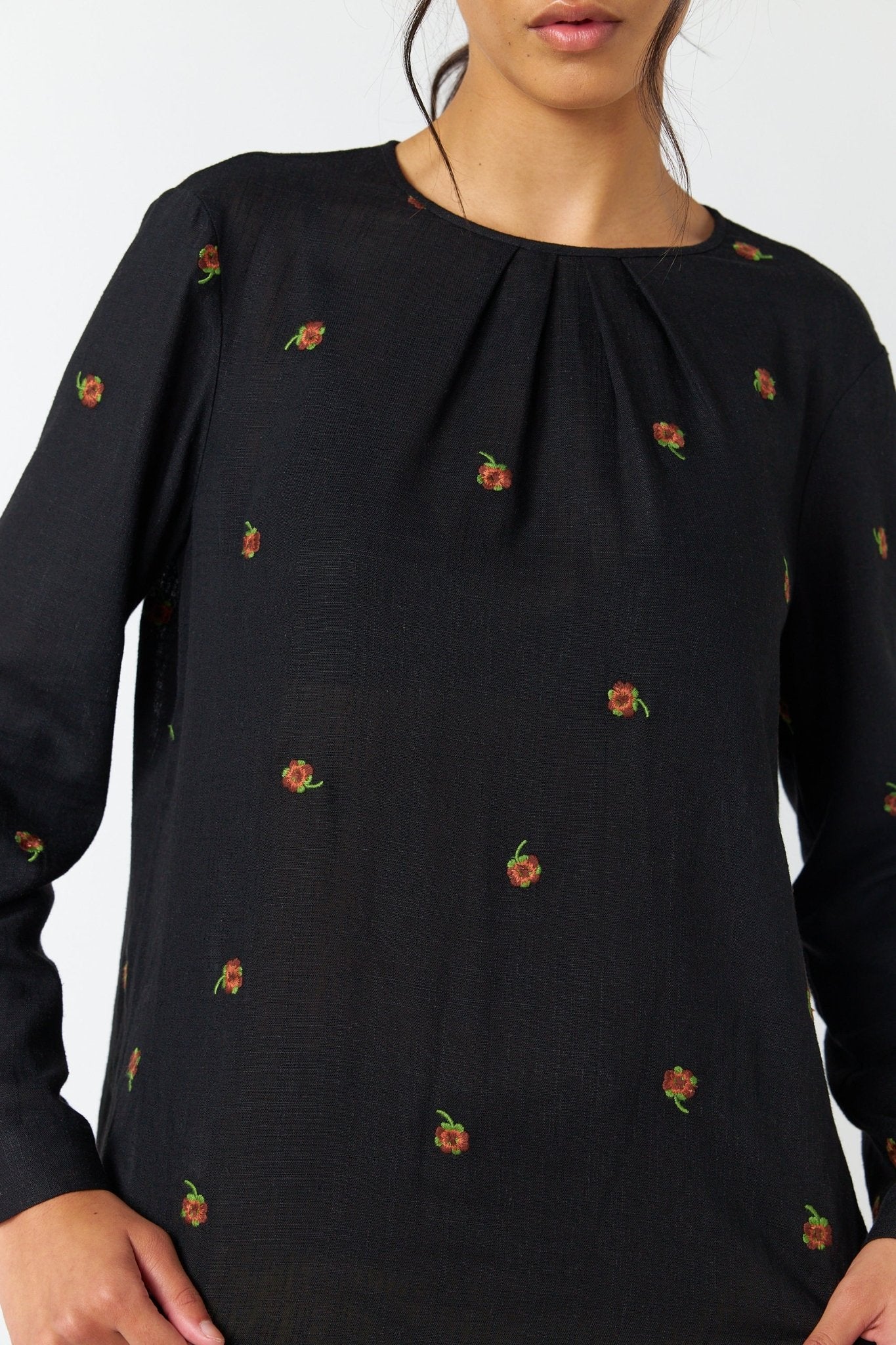 Sylvester | Pansy Top | Black | Palm Boutique
