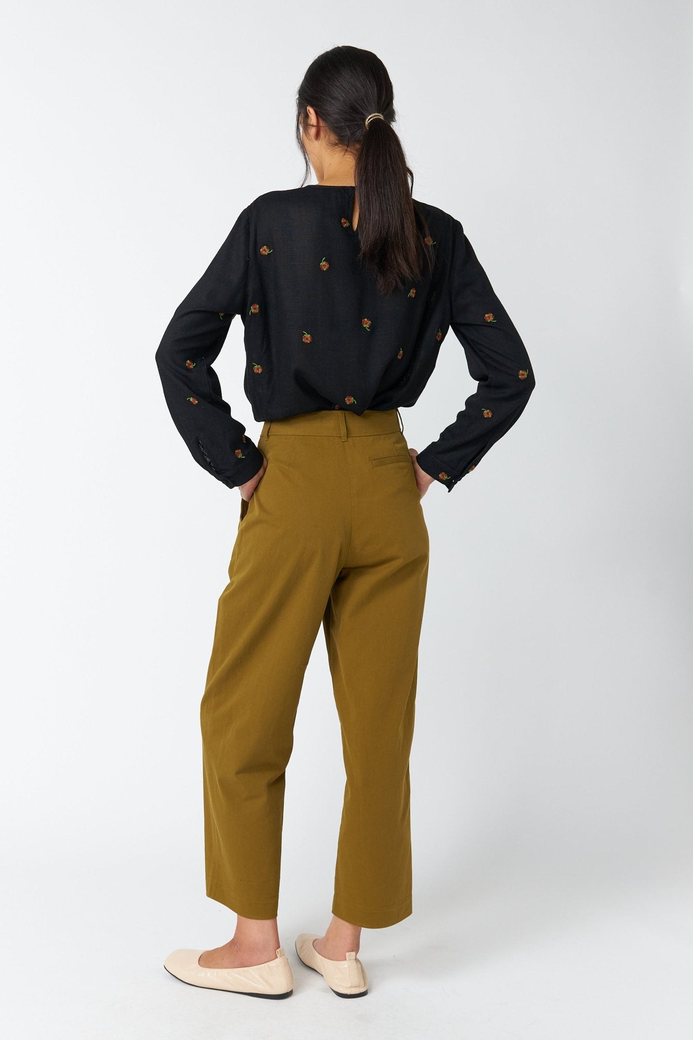 Sylvester | Pansy Top | Black | Palm Boutique
