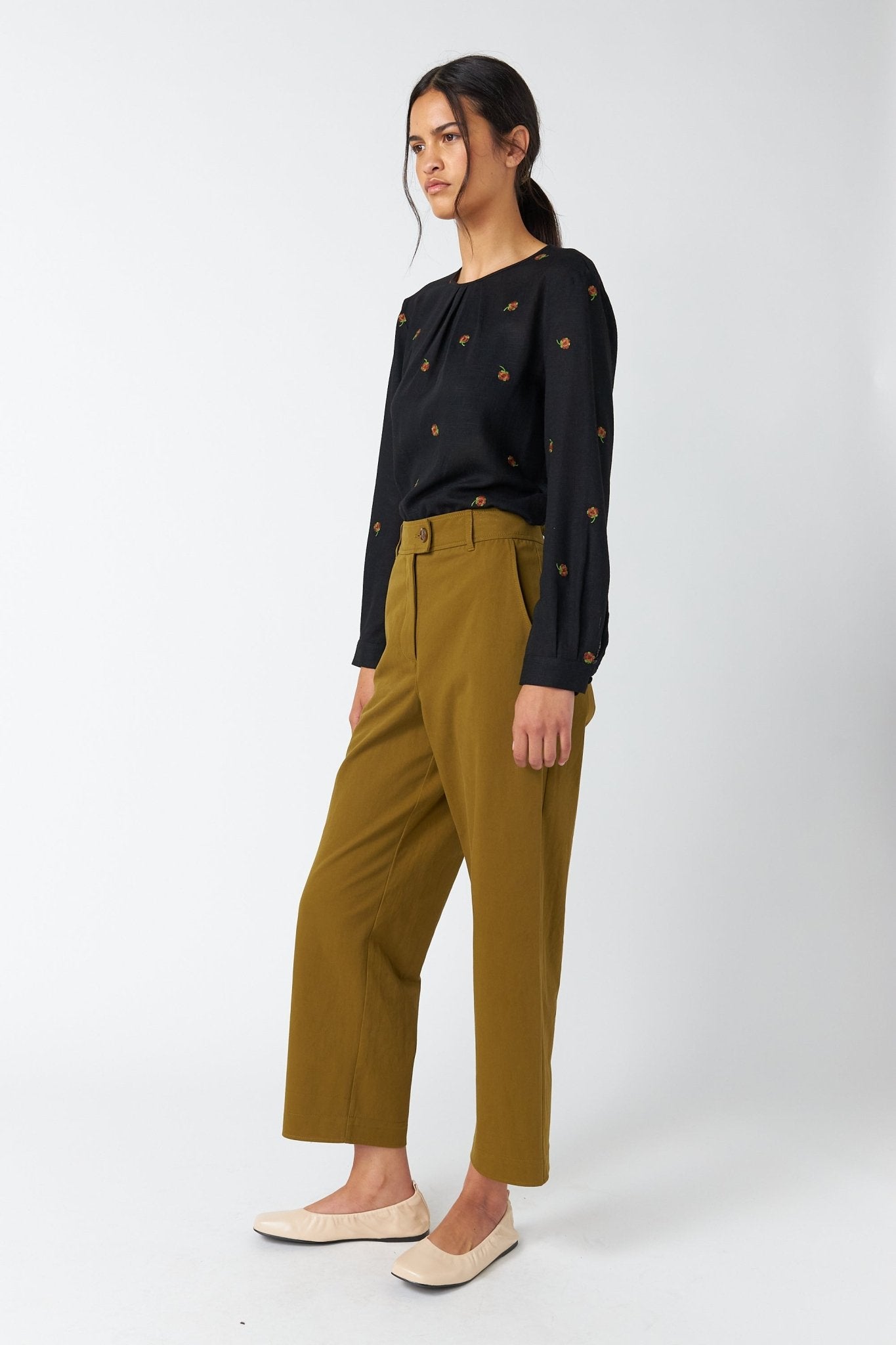 Sylvester | Pansy Top | Black | Palm Boutique