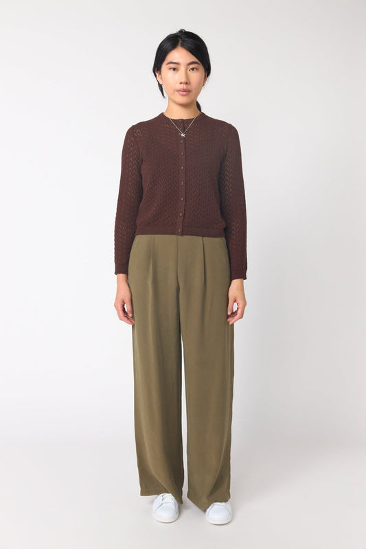 Sylvester | Parquet Cardigan | Espresso | Palm Boutique