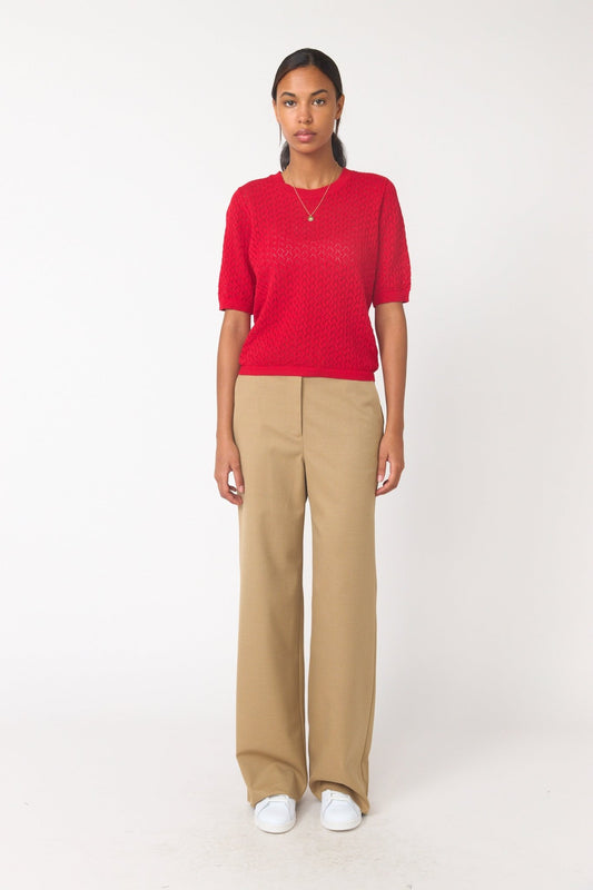 Sylvester | Parquet Top | Red | Palm Boutique