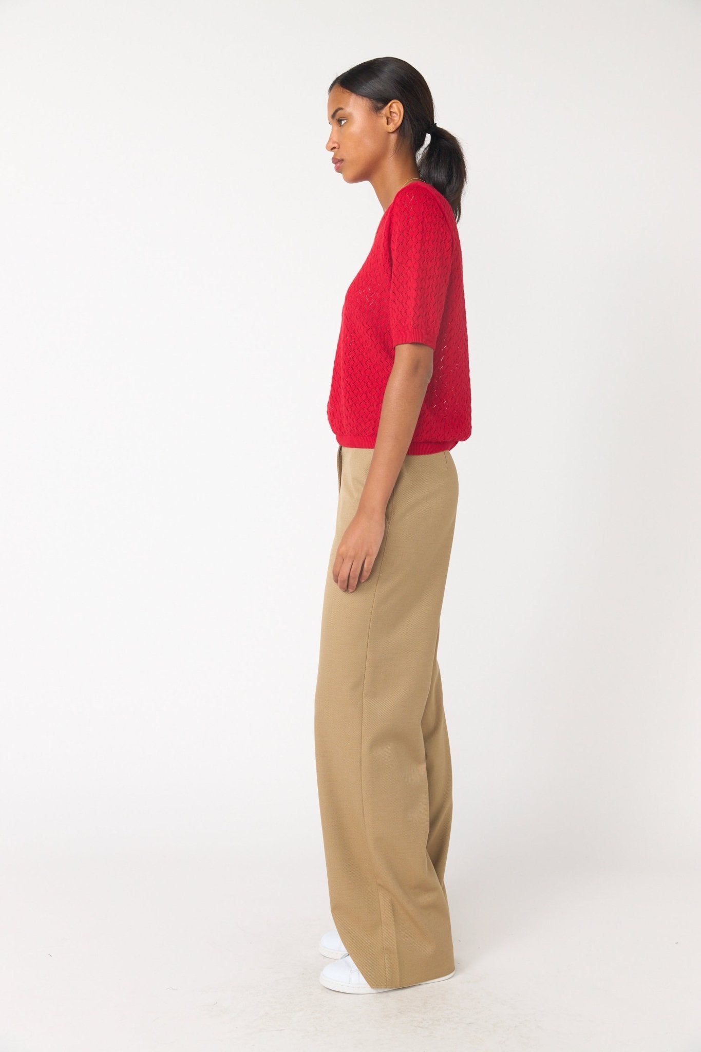 Sylvester | Parquet Top | Red | Palm Boutique