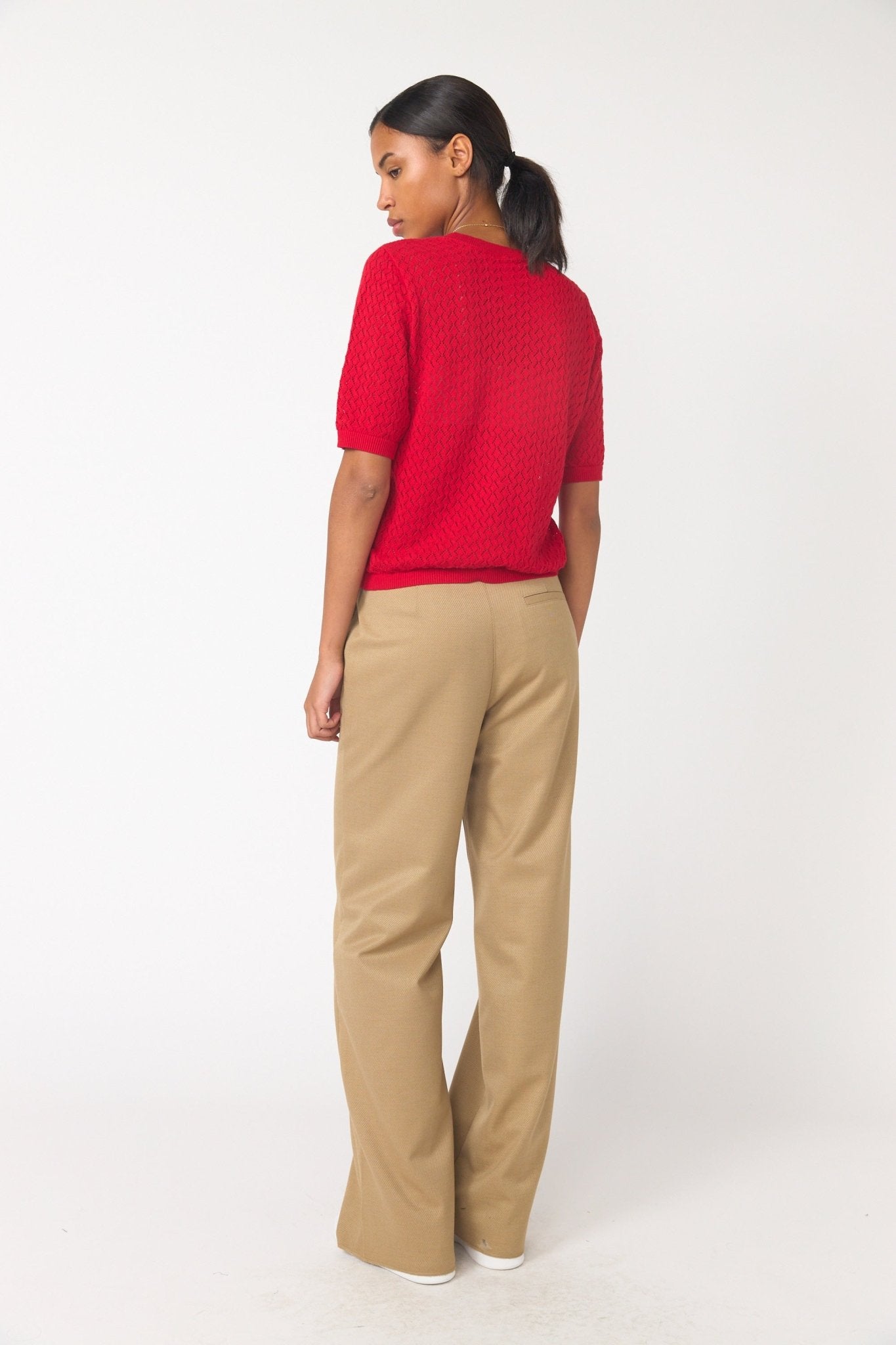 Sylvester | Parquet Top | Red | Palm Boutique