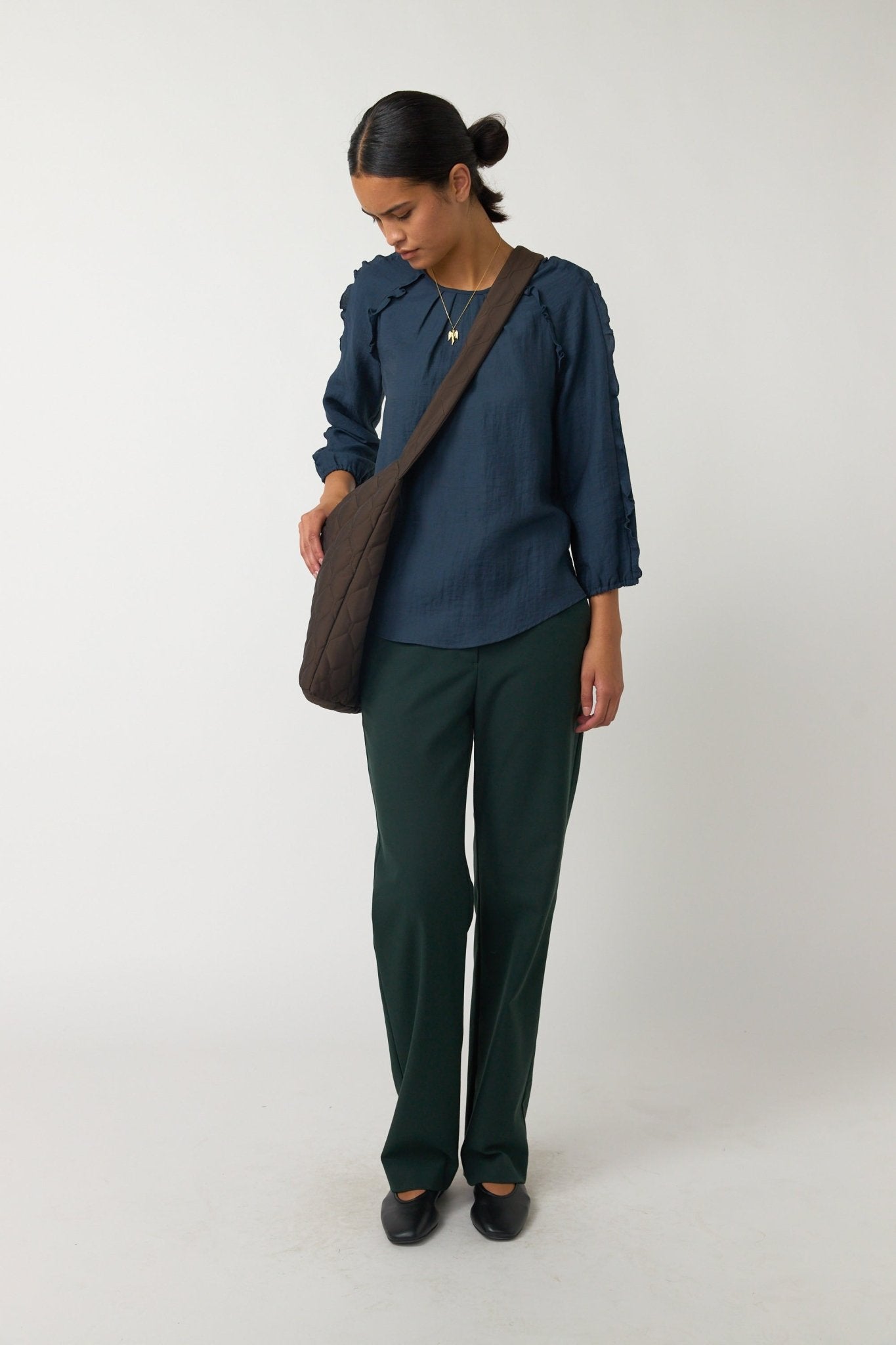 Sylvester | Quilted Bag | Espresso | Palm Boutique