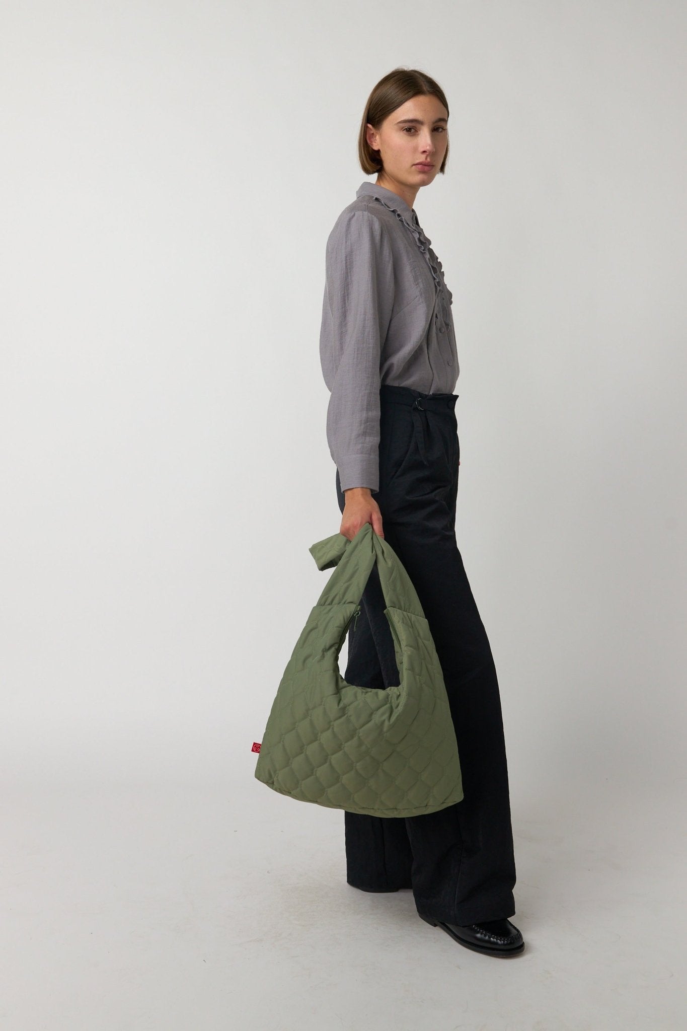Sylvester | Quilted Bag | Sage | Palm Boutique