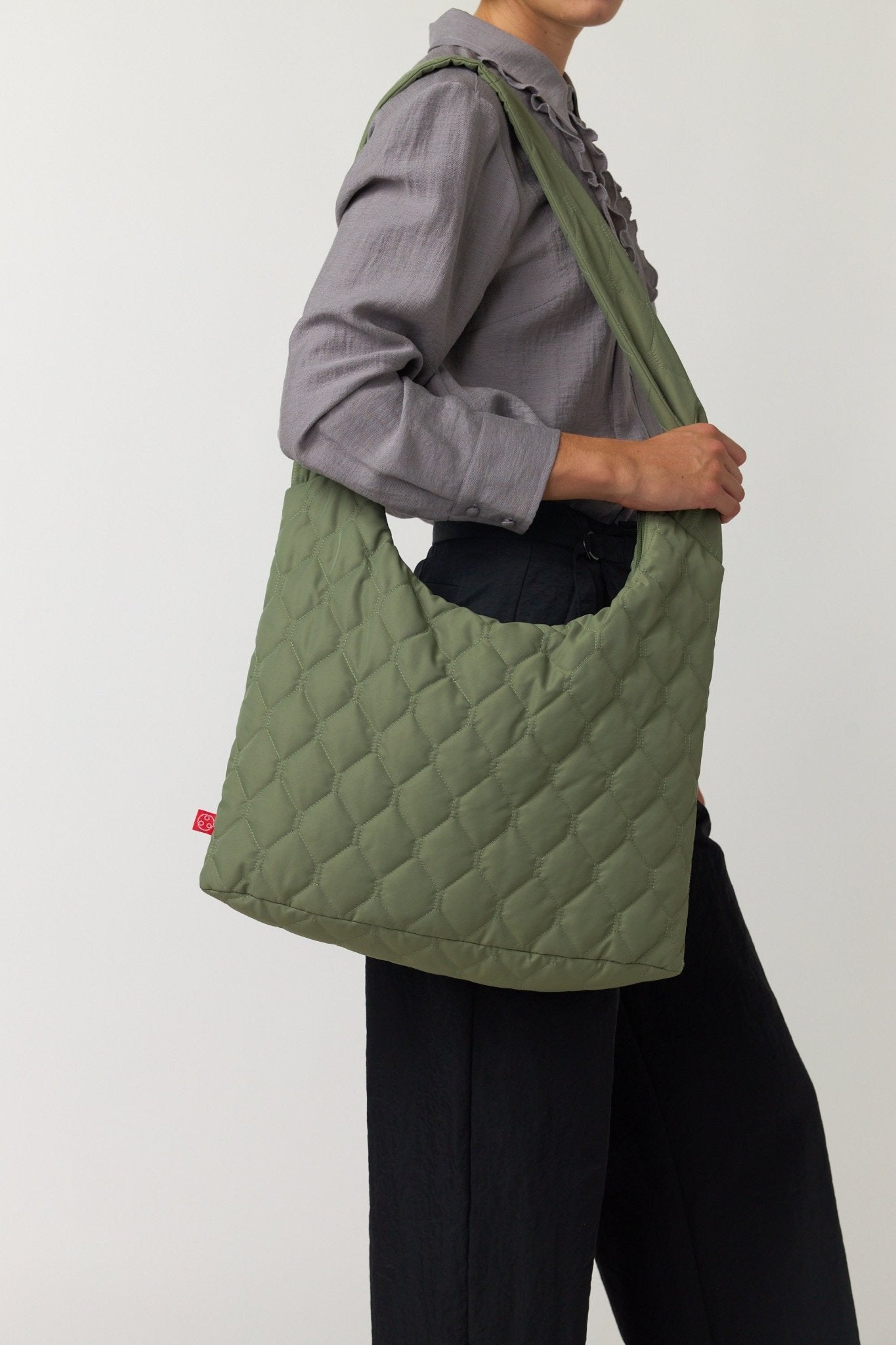 Sylvester | Quilted Bag | Sage | Palm Boutique