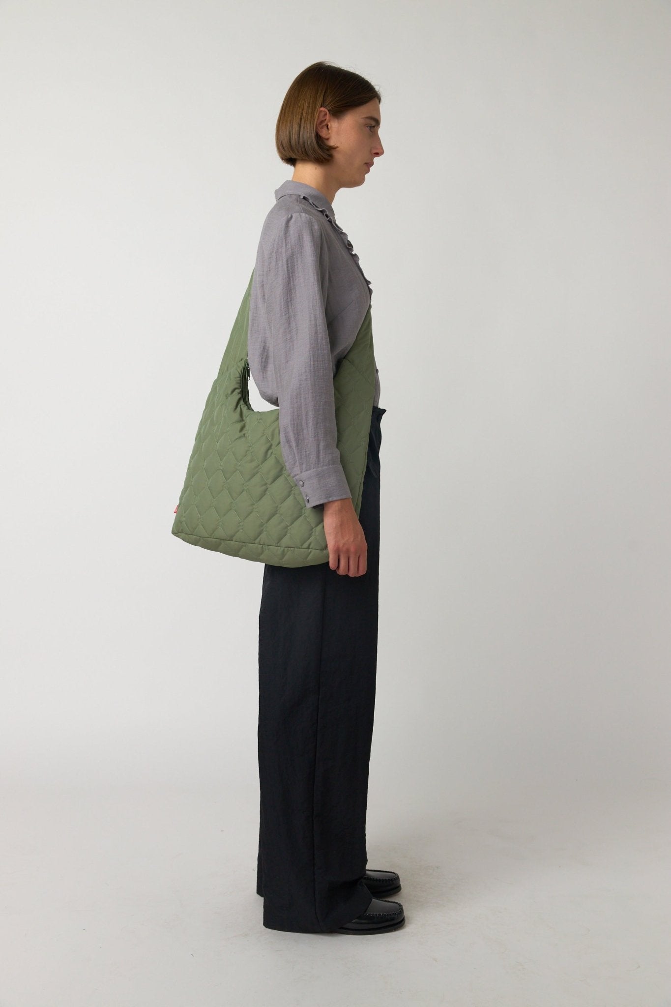Sylvester | Quilted Bag | Sage | Palm Boutique