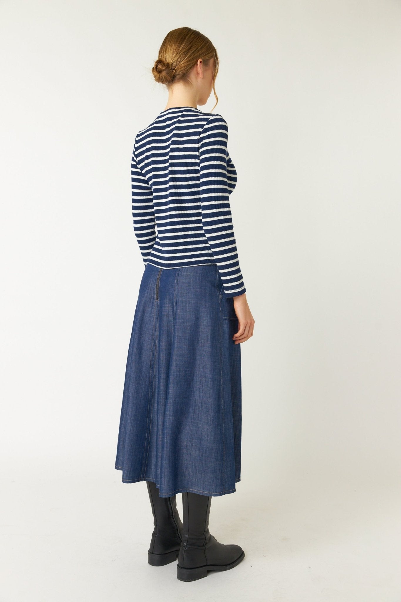 Sylvester | Sailor Stripe Top | Navy | Palm Boutique