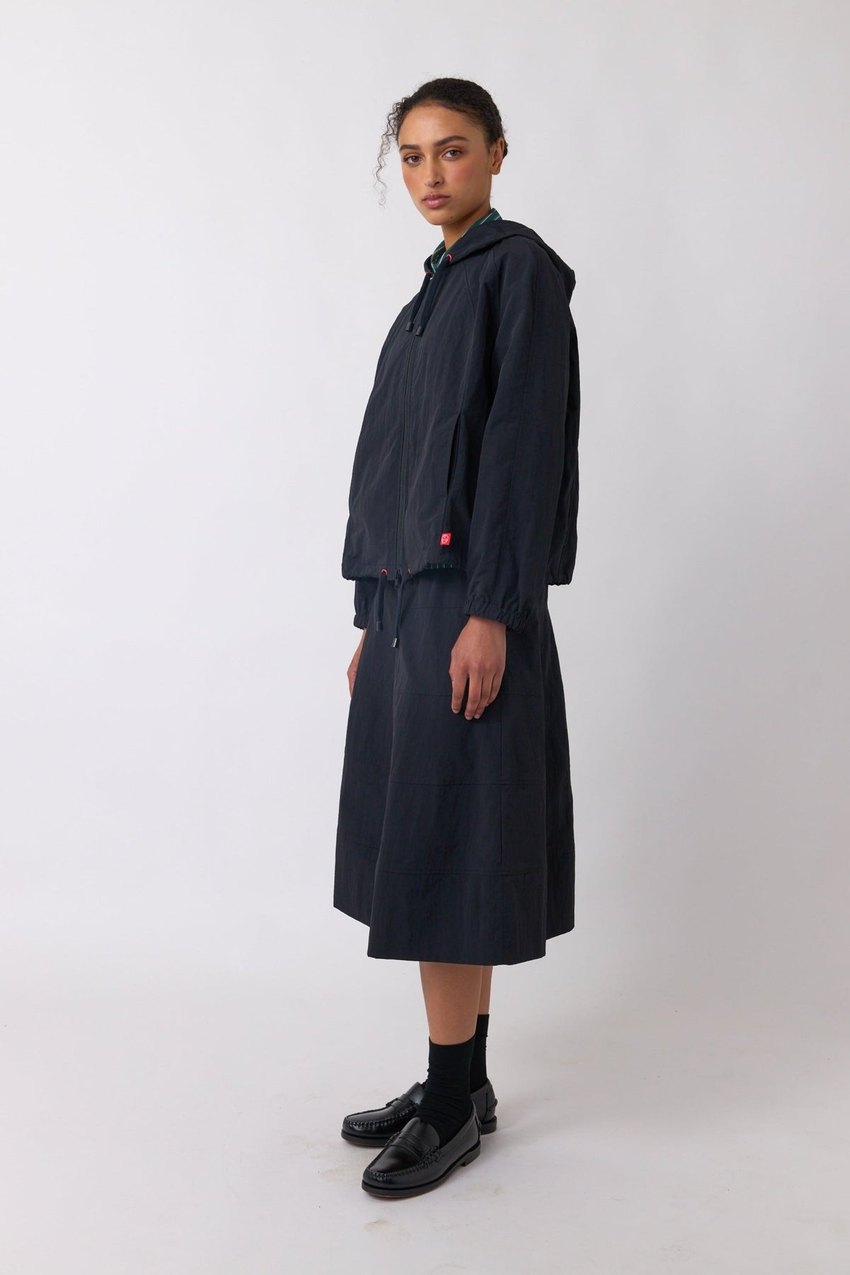Sylvester | Shell Jacket | Black | Palm Boutique
