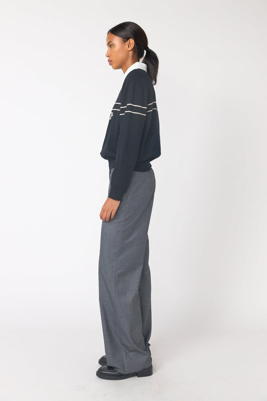 Sylvester | Sketch Jumper | Black /Ivory | Palm Boutique