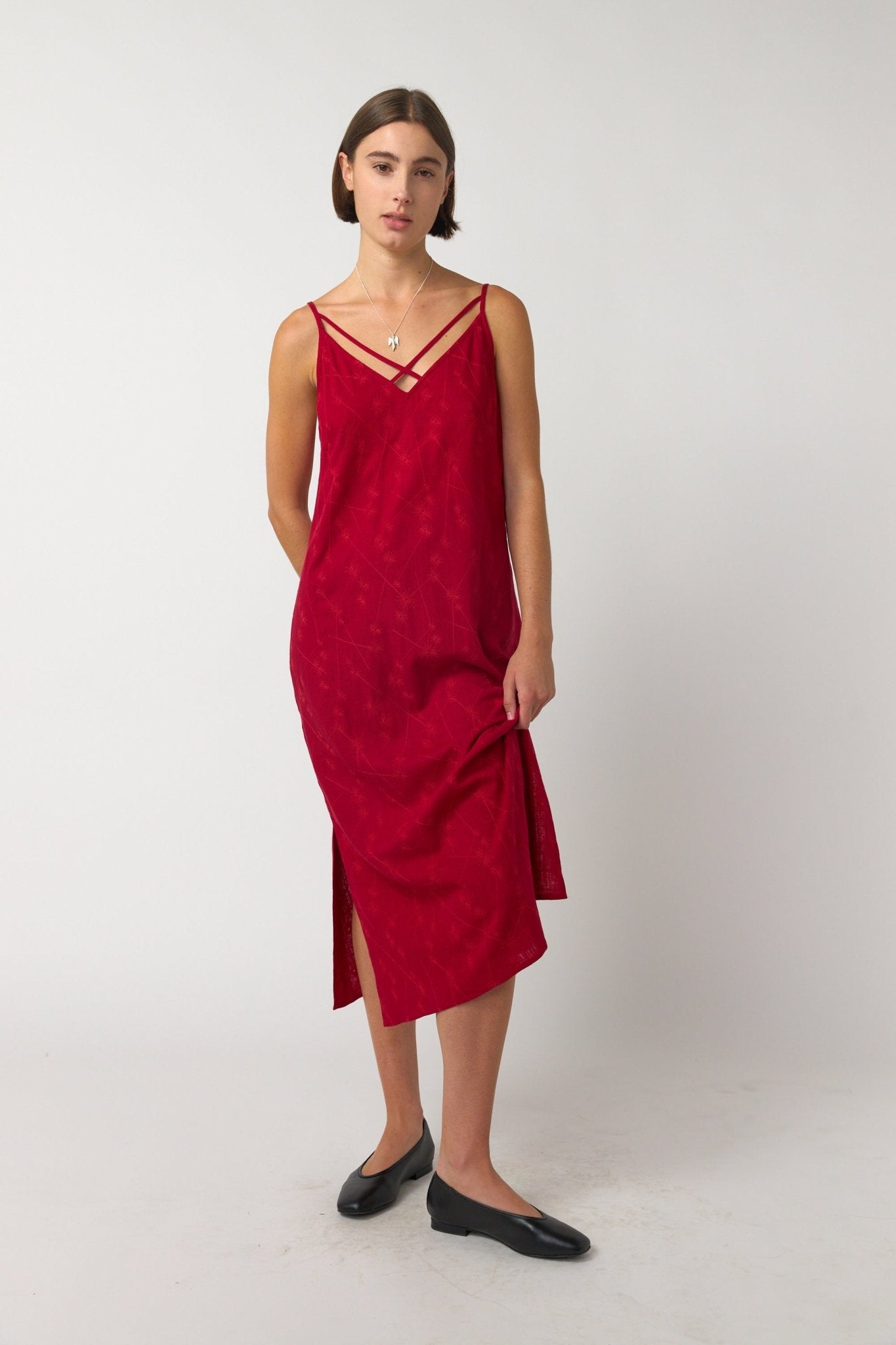 Sylvester | Stellar Slip Dress | Berry | Palm Boutique