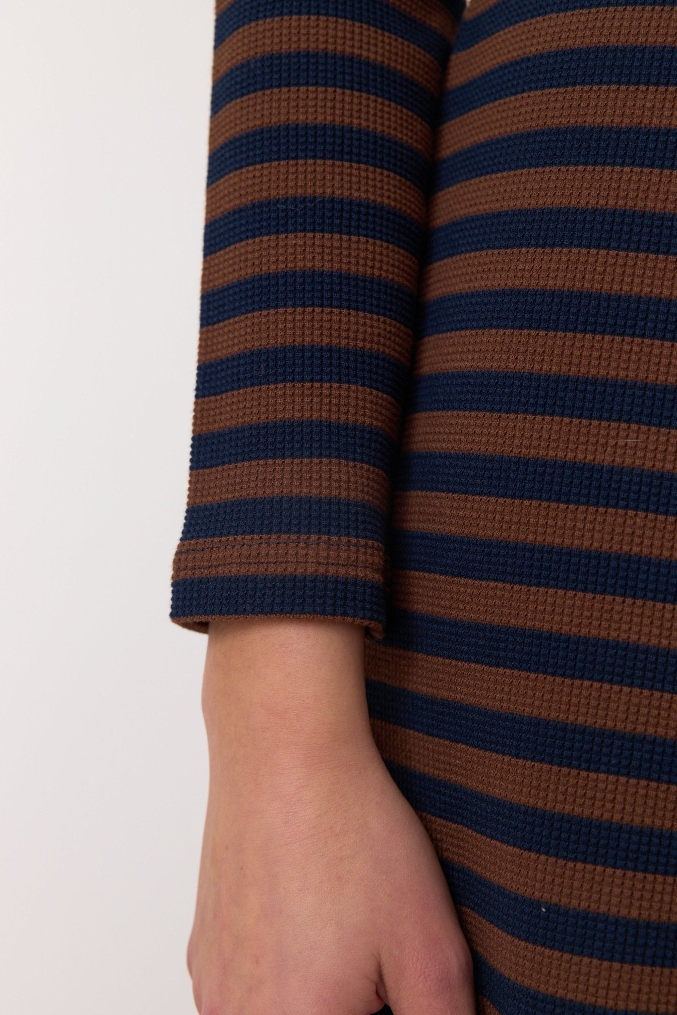 Sylvester | Stripey Dress | Brown Stripe | Palm Boutique