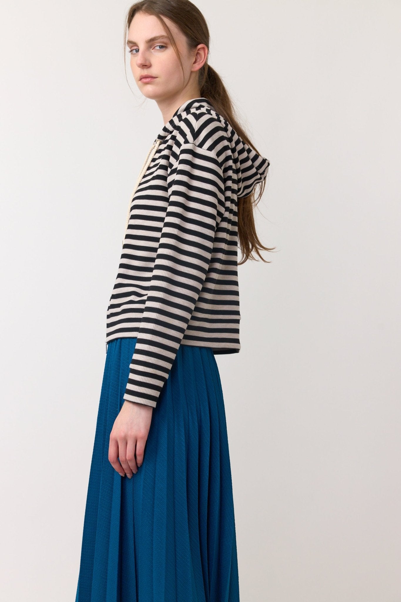 Sylvester | Stripey Hoodie | Black Stripe | Palm Boutique