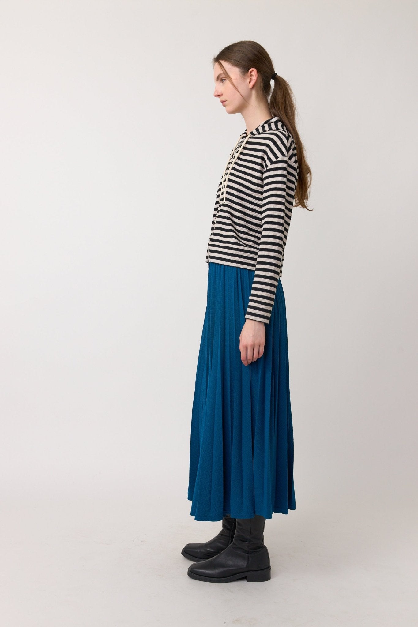 Sylvester | Stripey Hoodie | Black Stripe | Palm Boutique