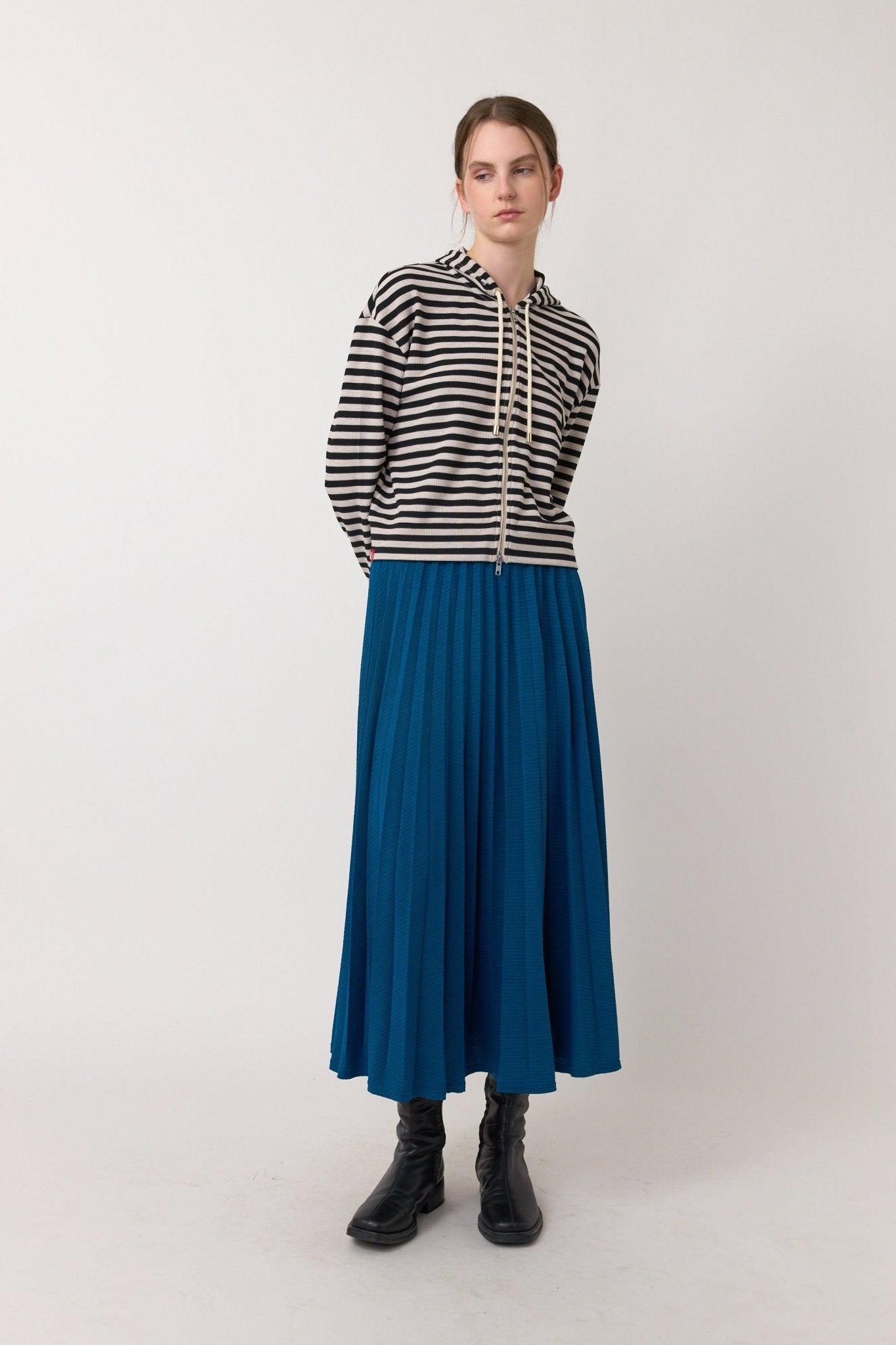 Sylvester | Stripey Hoodie | Black Stripe | Palm Boutique