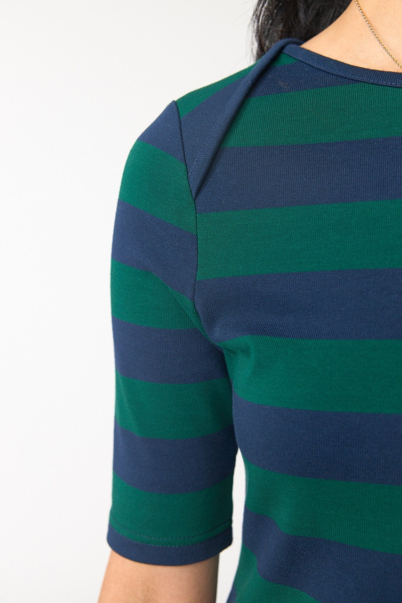 Sylvester | Venetian Dress | Green Navy | Palm Boutique