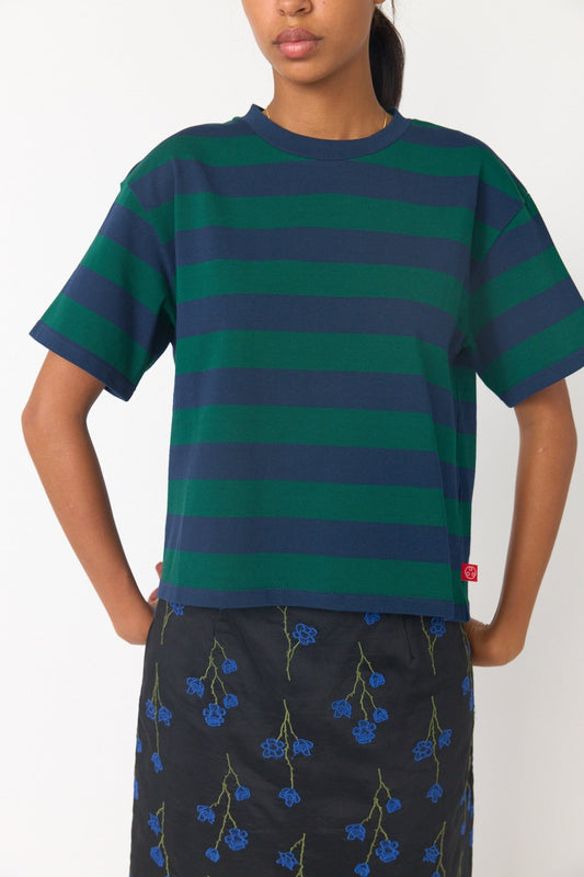Sylvester | Venetian T-shirt | Green Navy | Palm Boutique