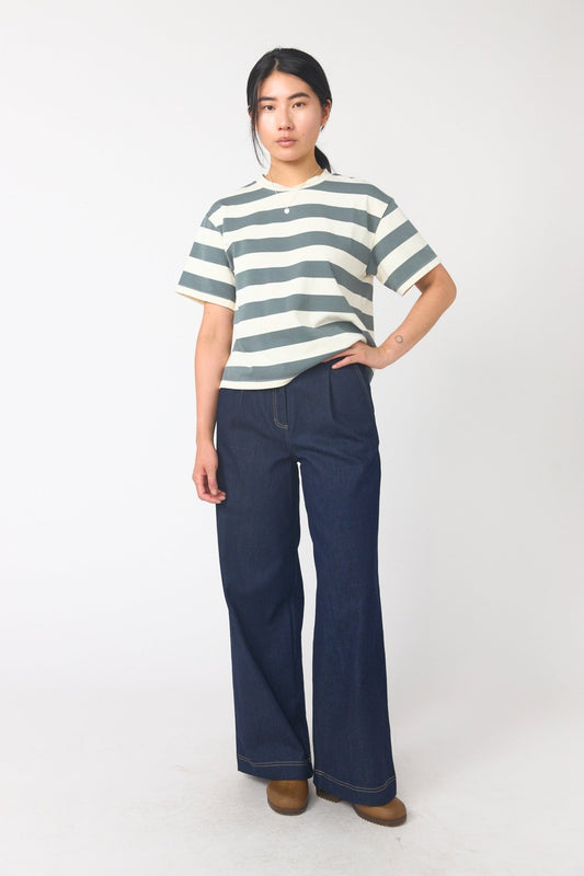 Sylvester | Venetian T-shirt | Grey Ivory | Palm Boutique