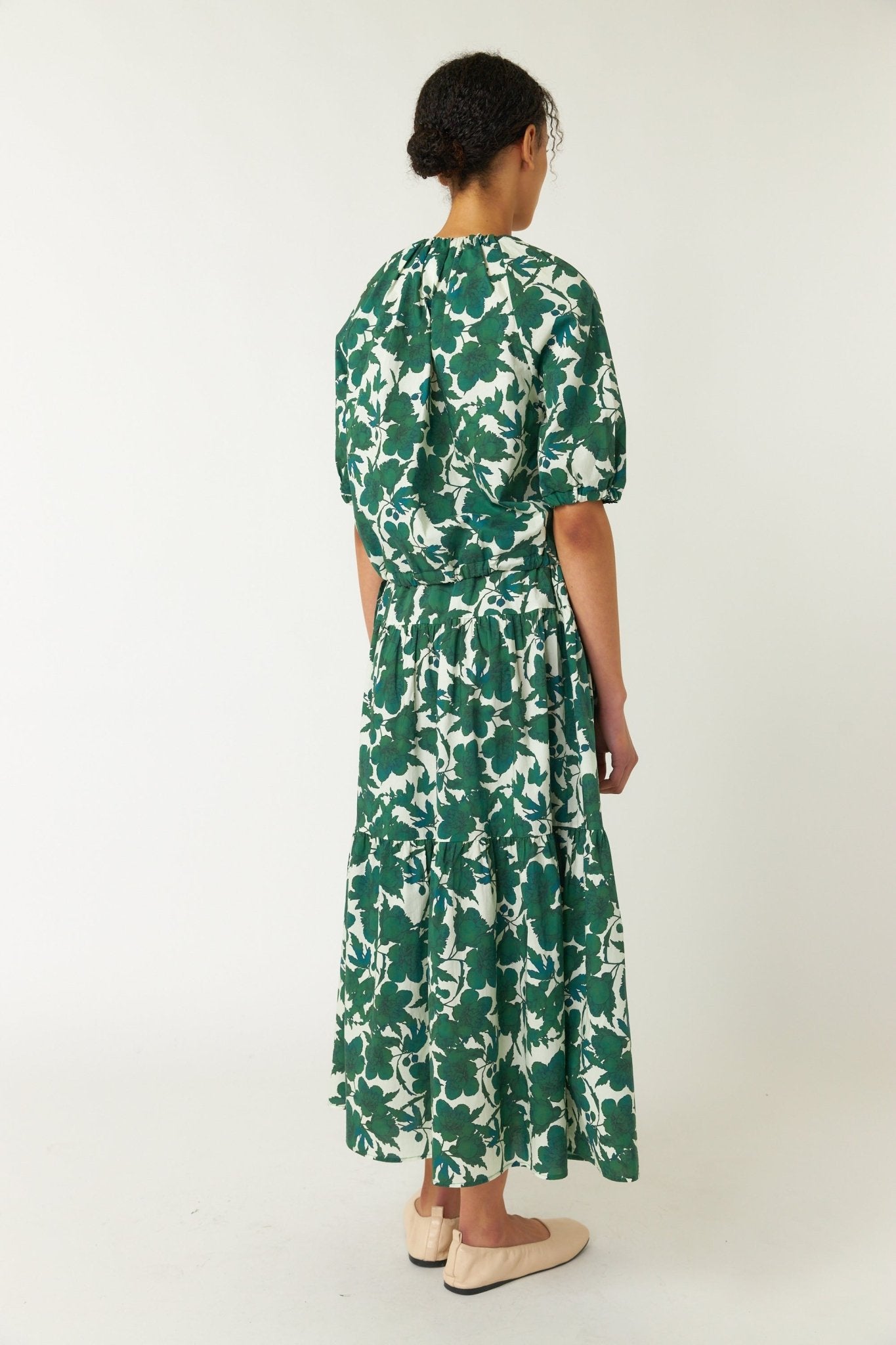 Sylvester | Wild Rose Blouson | Green Rose | Palm Boutique