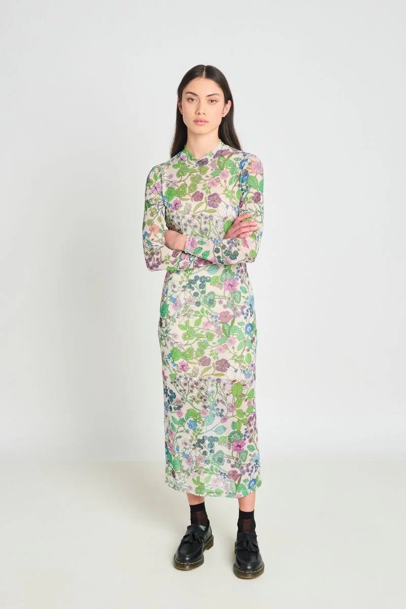 twenty - seven names | Hereafter dress | Cream floral mesh | Palm Boutique