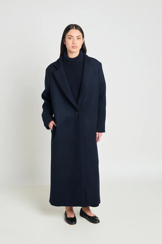 twenty - seven names | Illusions Coat | Navy | Palm Boutique