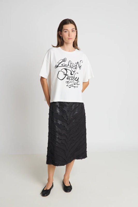twenty-seven names | I'm Lost Skirt | Black Chevron | Palm Boutique