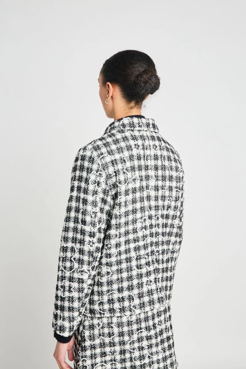 twenty - seven names | Maya jacket | Black & cream check | Palm Boutique