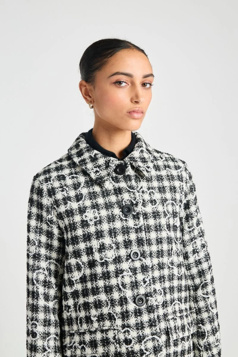 twenty - seven names | Maya jacket | Black & cream check | Palm Boutique