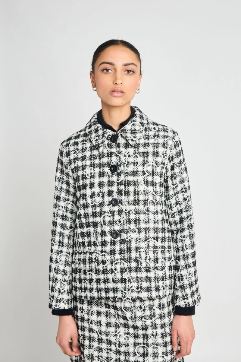 twenty - seven names | Maya jacket | Black & cream check | Palm Boutique