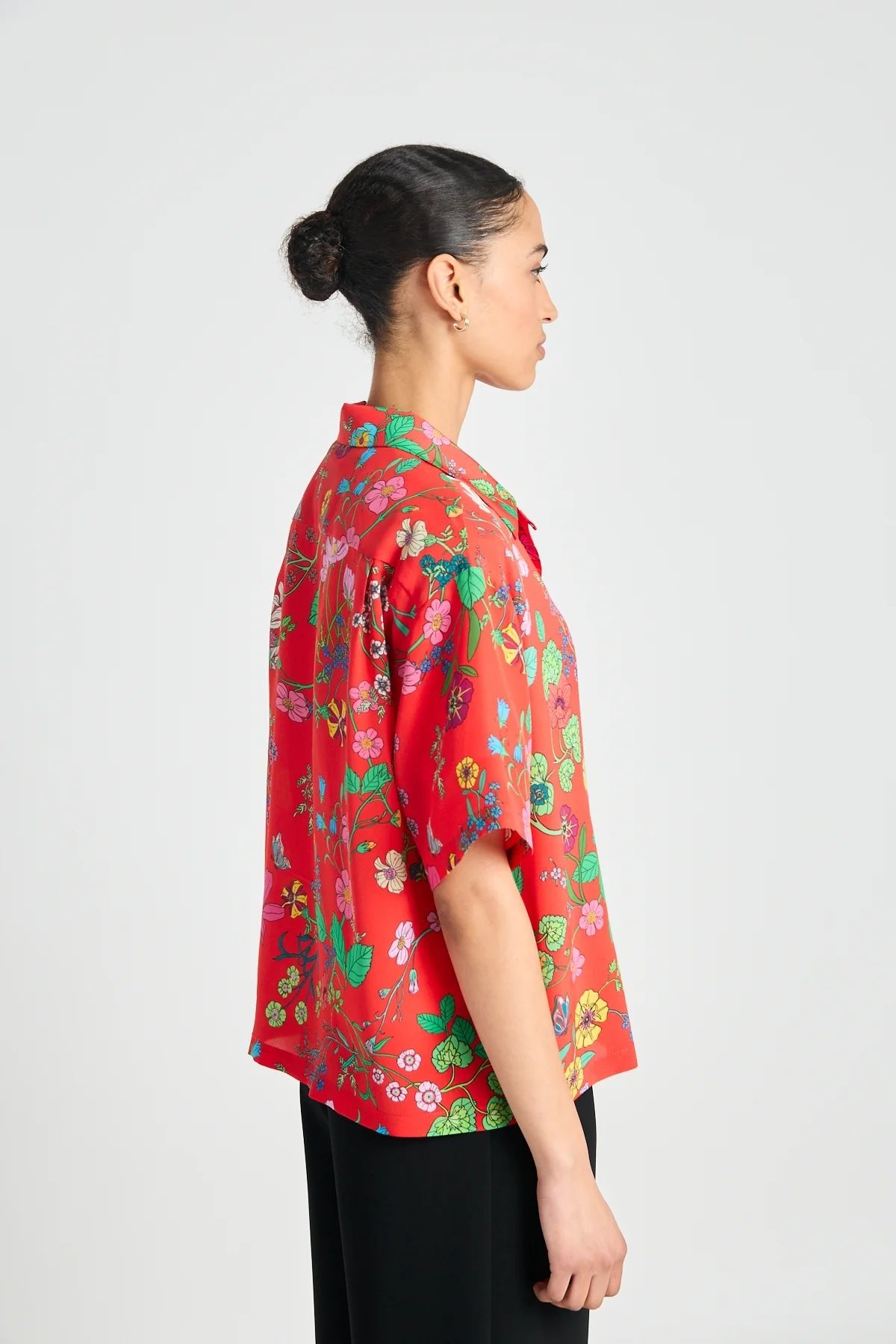 twenty - seven names | Oasis Shirt | Red Floral | Palm Boutique