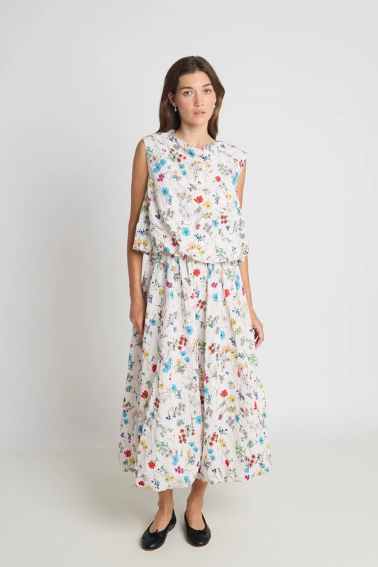 twenty-seven names | Occasionally skirt | Cream floral | Palm Boutique