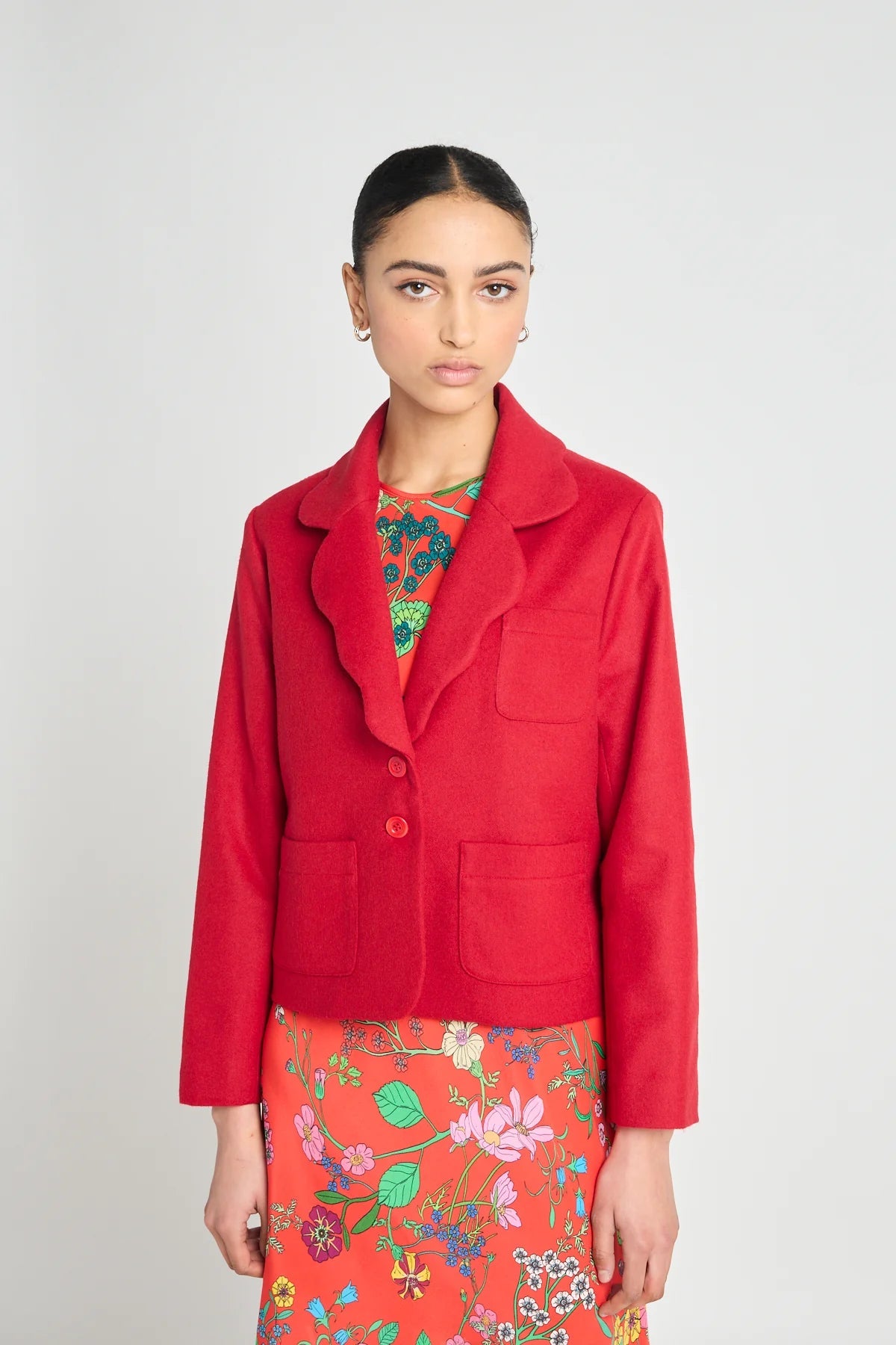 twenty - seven names | Reincarnation Blazer | Raspberry | Palm Boutique