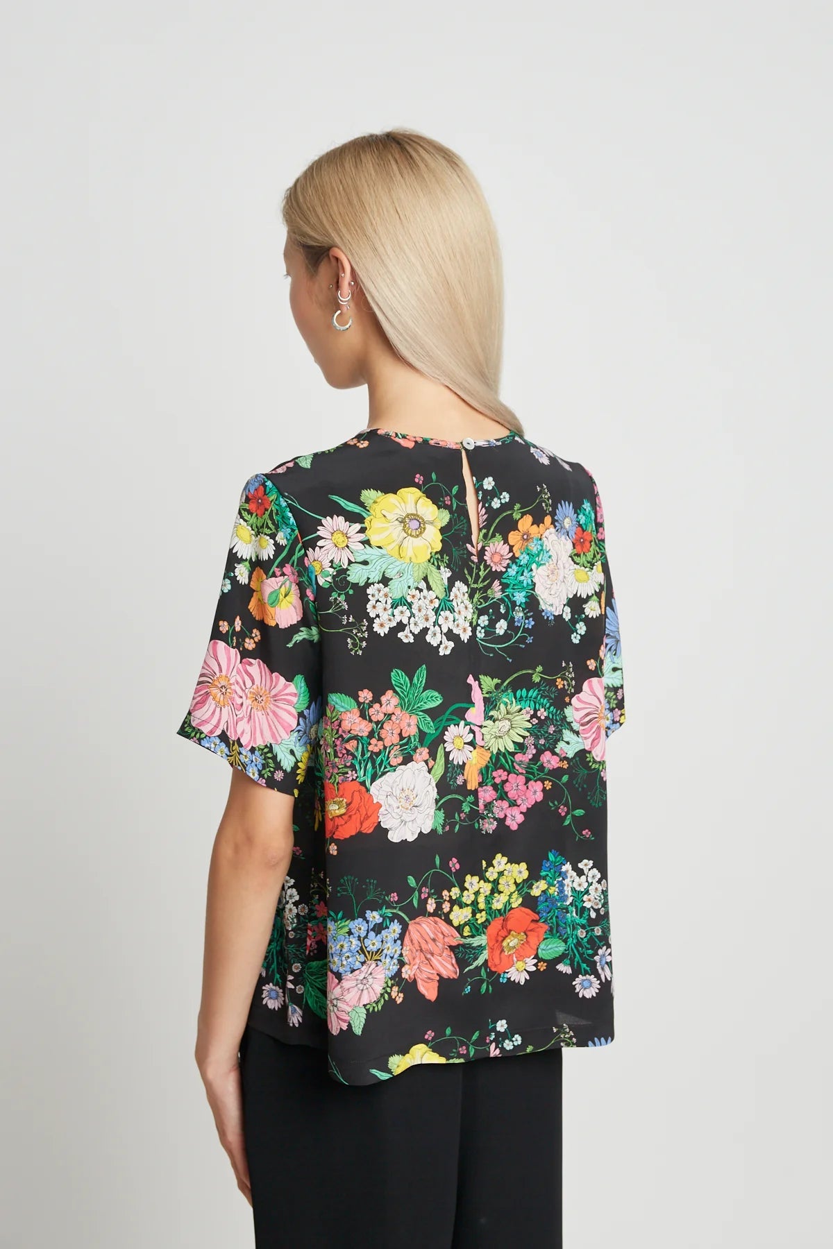 twenty - seven names | Rosamund Tee | Black Floral | Palm Boutique
