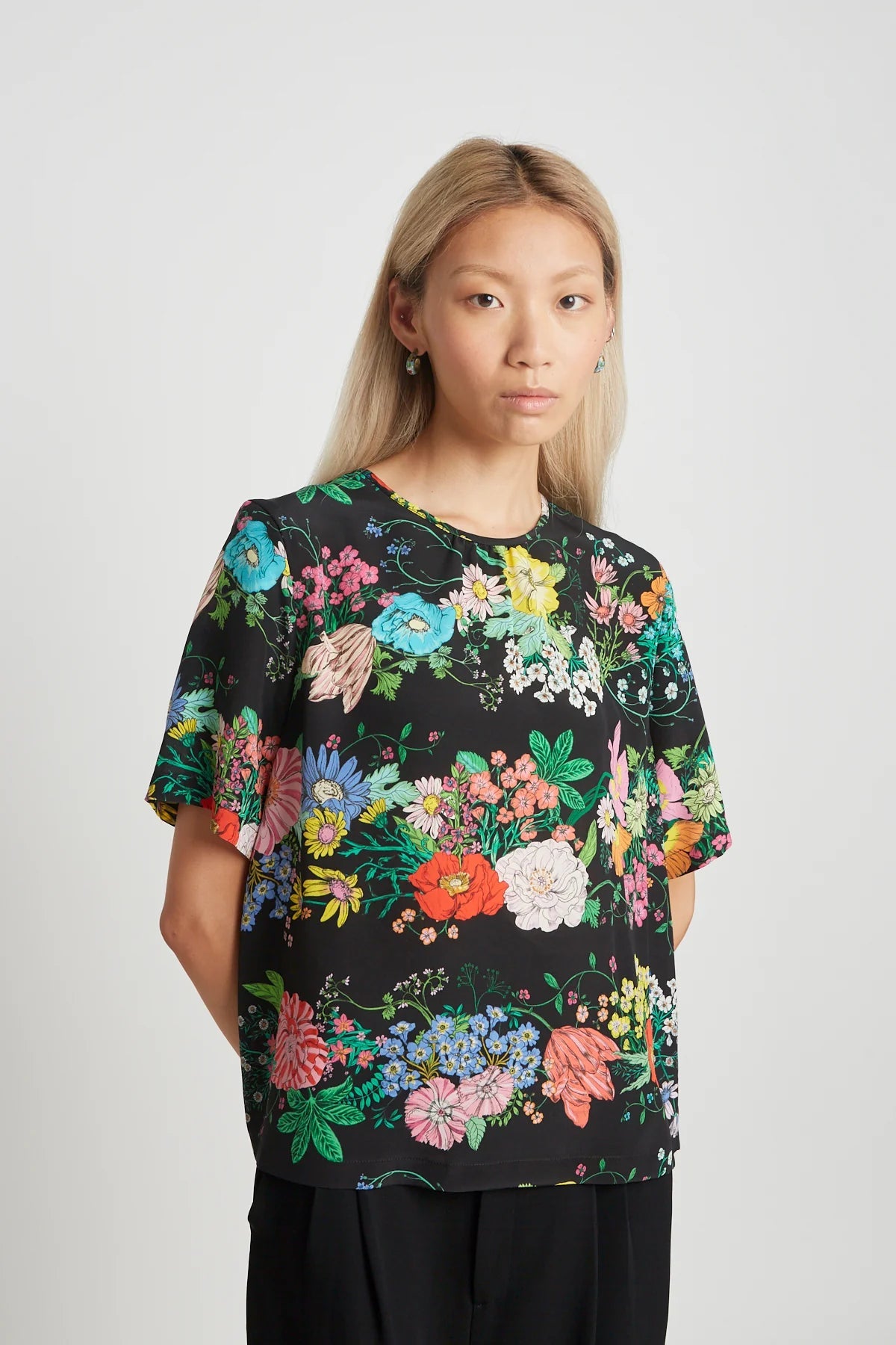 twenty - seven names | Rosamund Tee | Black Floral | Palm Boutique