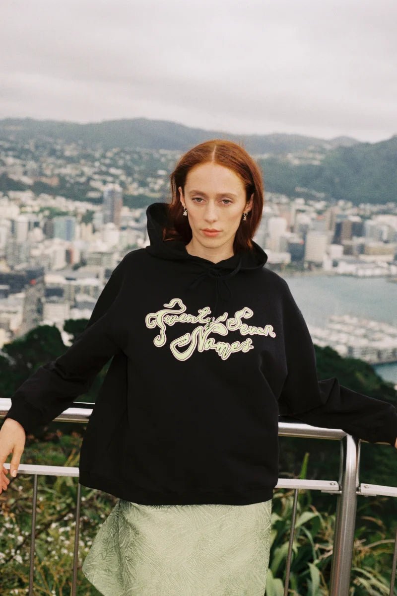 twenty-seven names | We were together, I forget the rest Hoodie | Black | Palm Boutique