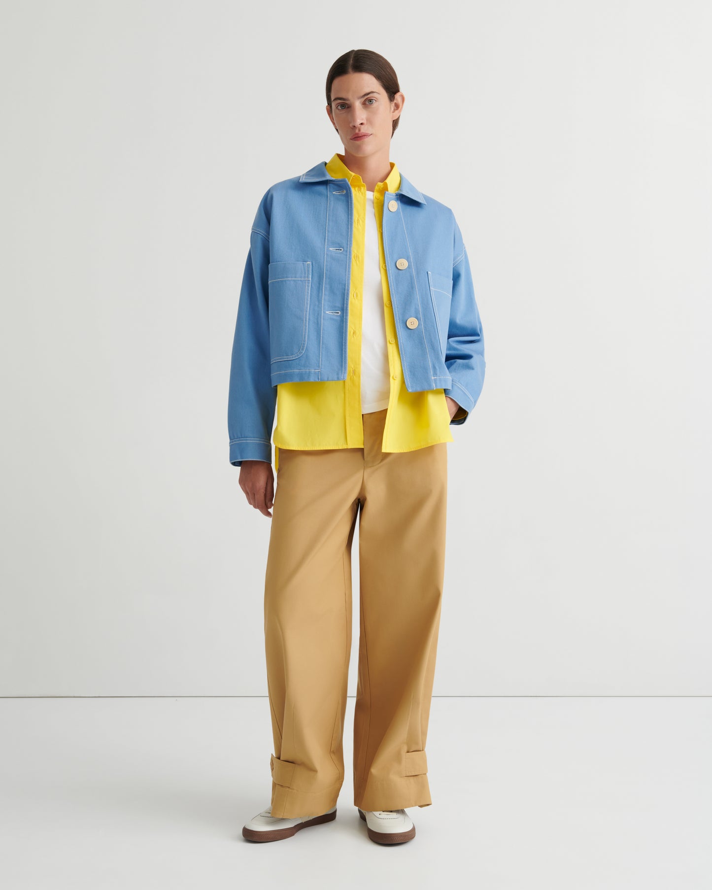 Ava Jacket | Sky Denim