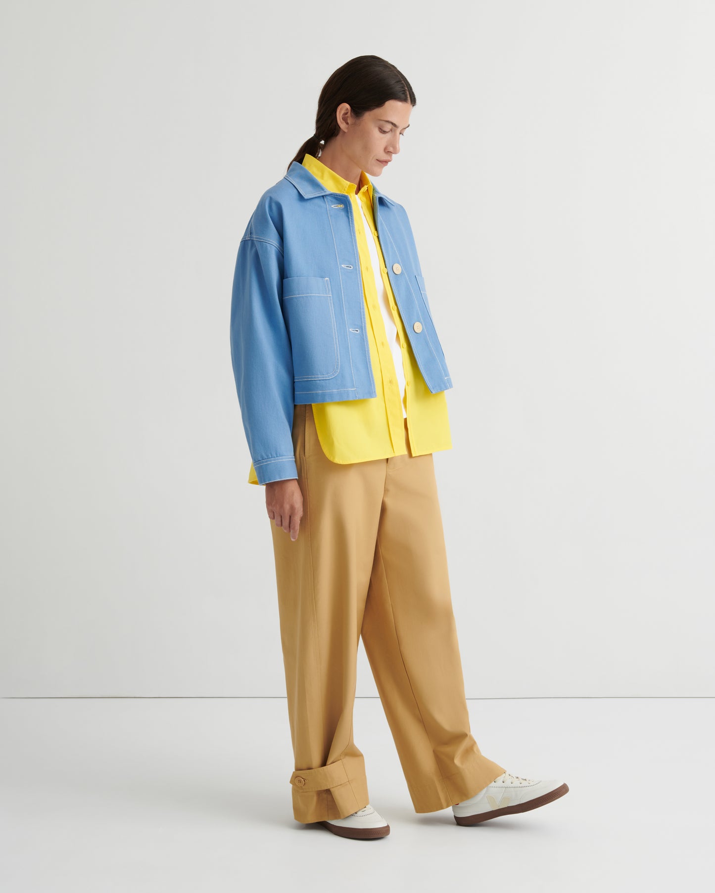 Ava Jacket | Sky Denim