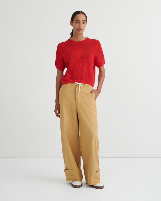 Ariel Top | Poppy Red
