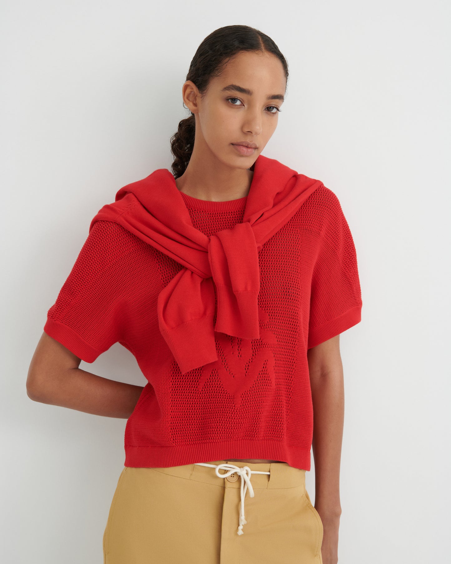 Ariel Top | Poppy Red