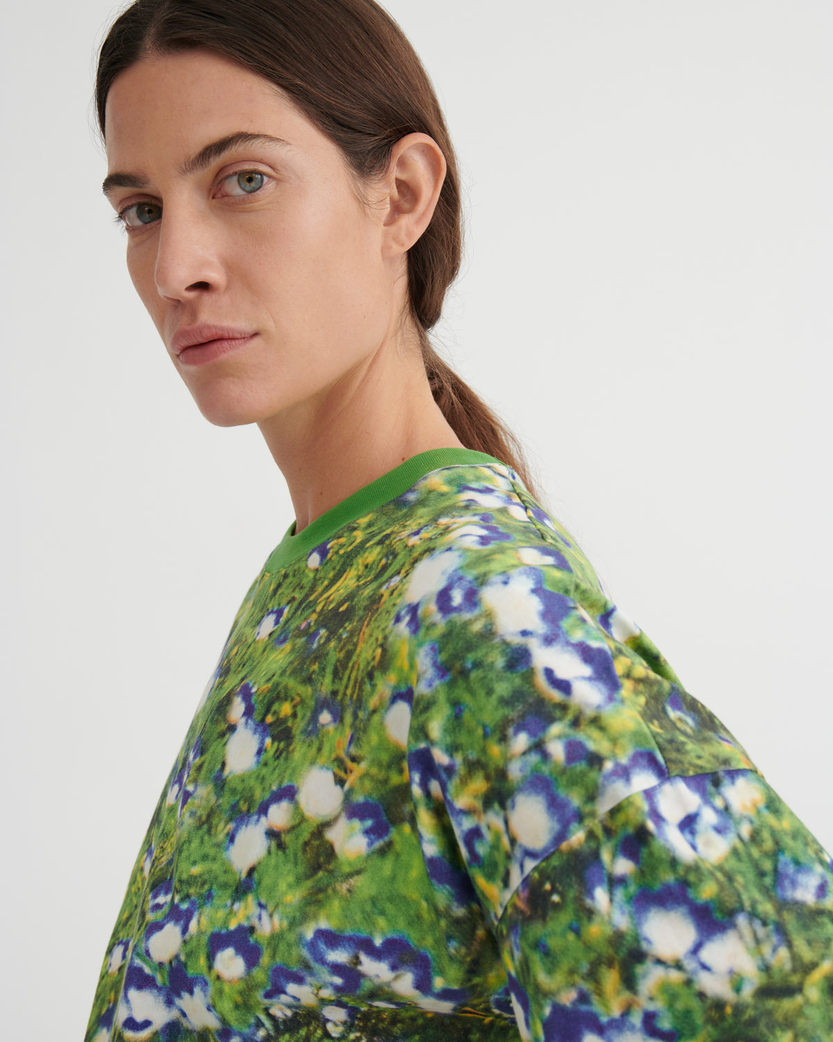 Oversized Boxy Tee | Bluebell